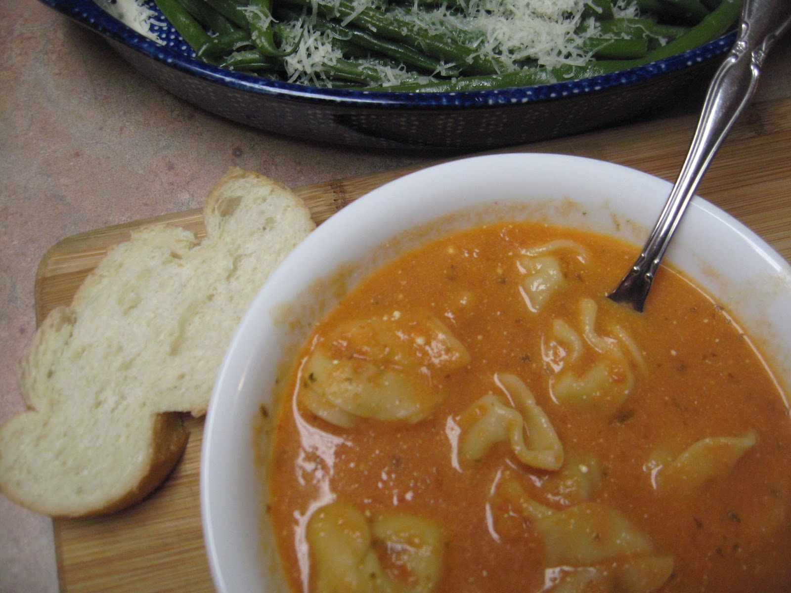 Catholic Cuisine Meatless for Lent Tortellini Soup
