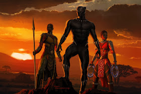The D23 Expo Exclusive Black Panther Concept Art Movie Poster by Ryan Meinerding