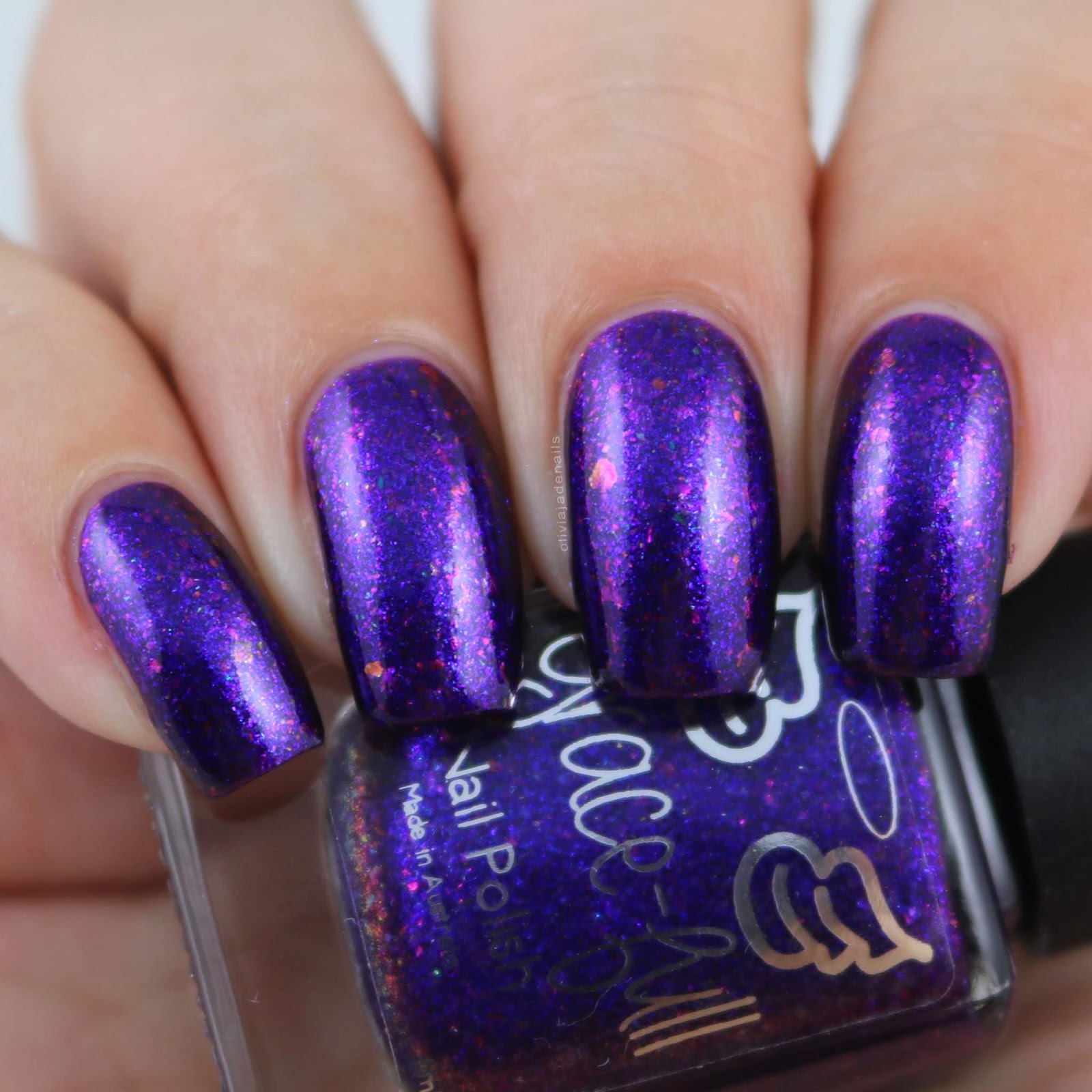 Gracefull Nail Polish Midnight Lotus (Polish Pick Up March 2019