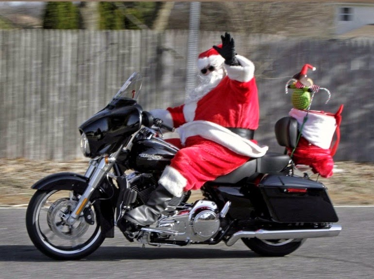 Auguri Di Natale Harley Davidson.Cartoline Di Buon Natale Custom