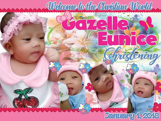 tarpaulin design for christening