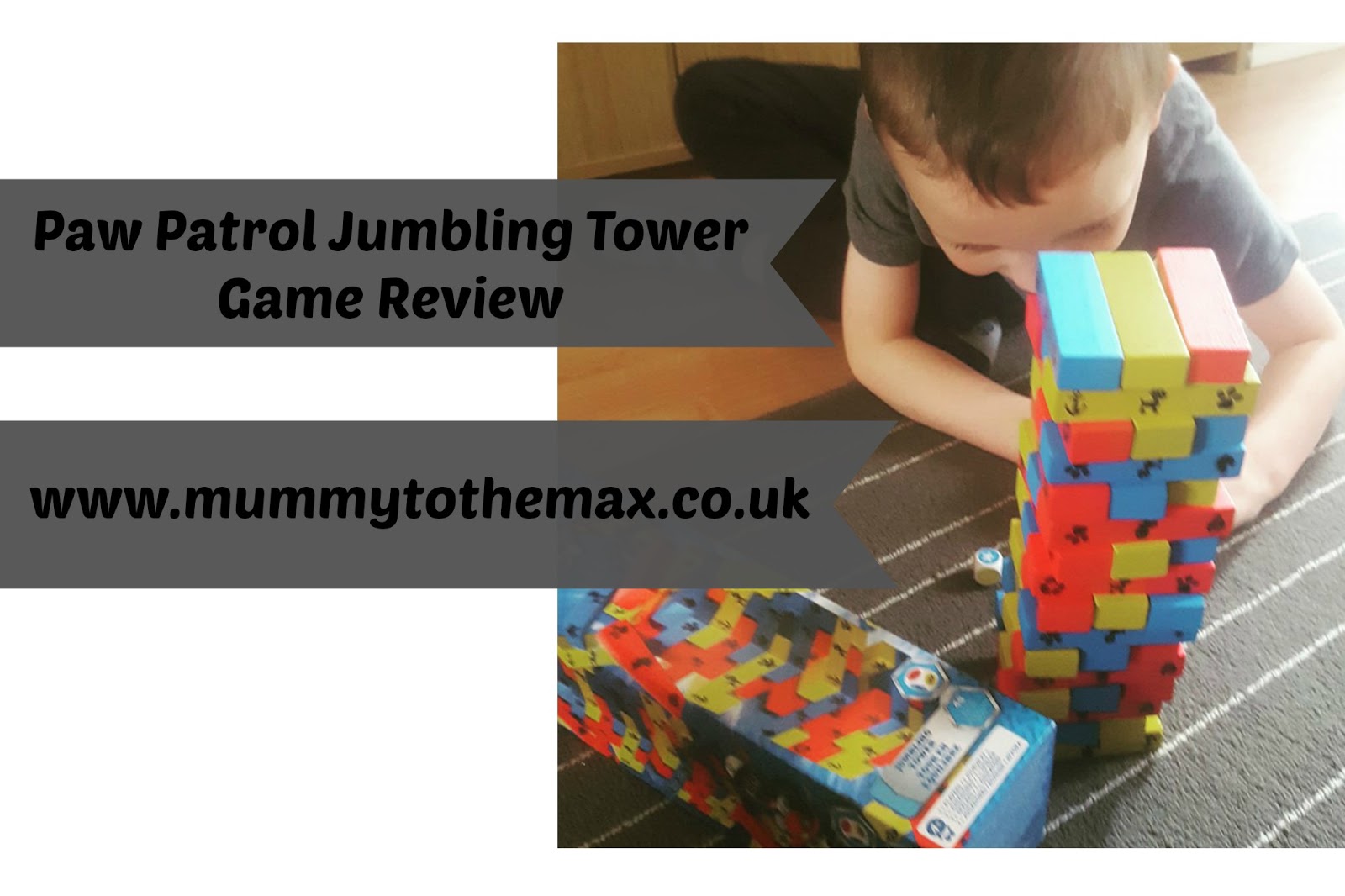 Paw Patrol Jumbling Tower Game Review MUMMY TO THE MAX