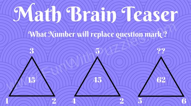 Triangles Math Brain Teaser Triangles Math Brain Teaser
