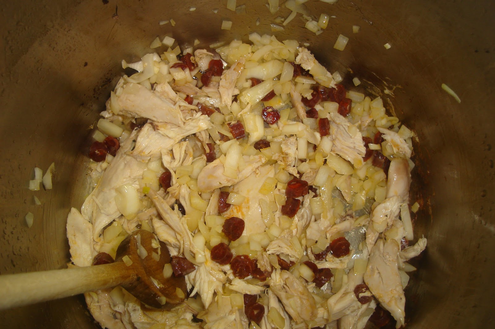 Cupjes en cakejes Jamie Oliver's kip en chorizo risotto met een eigen