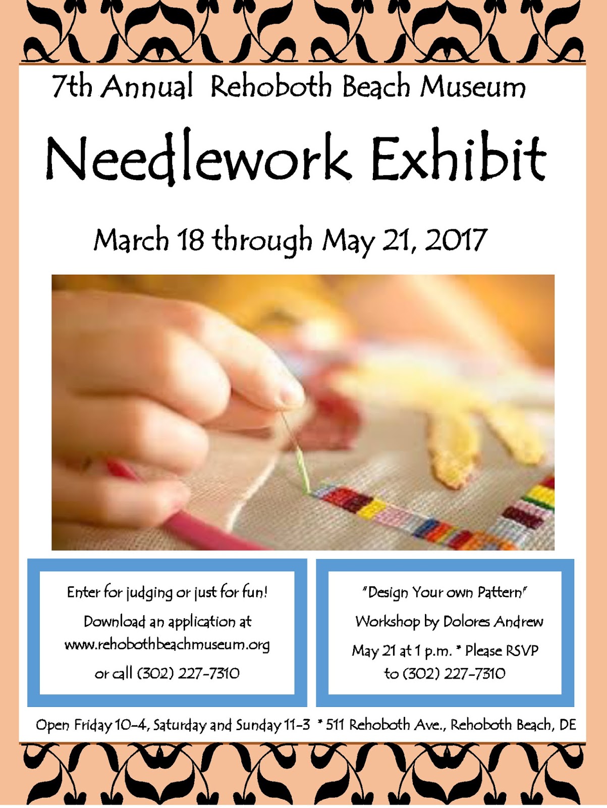 Brenda's Needlepoint Studio Rehoboth Beach Museum's 7th Annual