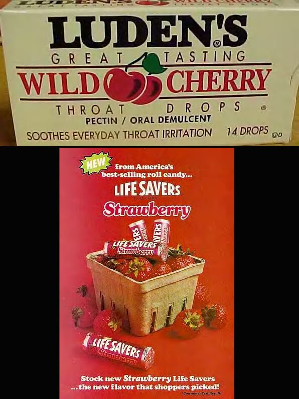 Luden's cough drops: the 'cherry Lifesavers' of cough drops..