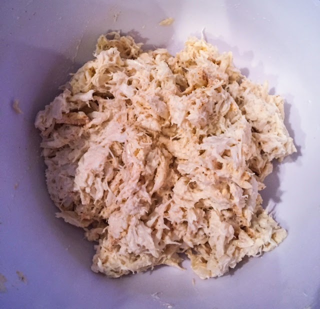 Ramblings by Brooke Baked Chicken topped with Crab Imperial