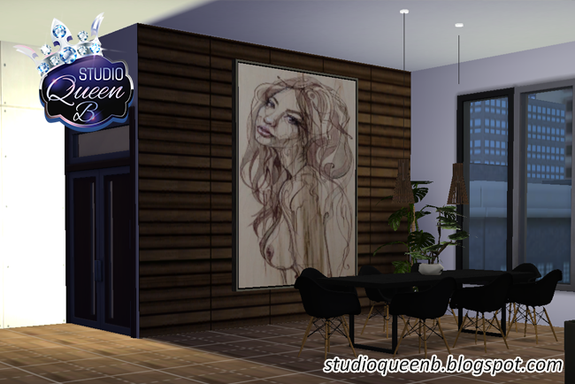 The Sims 4 CC - Asian Woman Paint Frame 