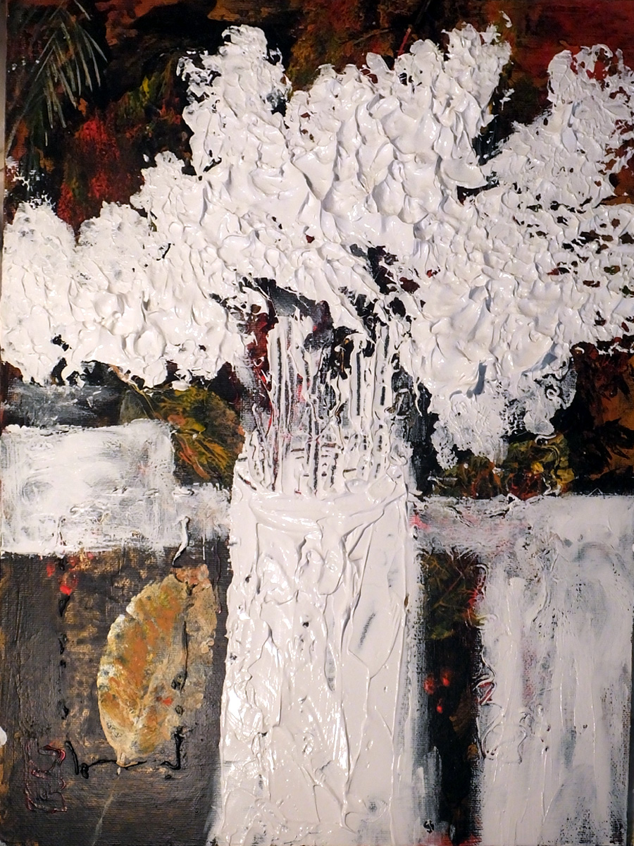 Mixed Media Manic A MIXED MEDIA PAINTING WITH SUPER HEAVY GESSO