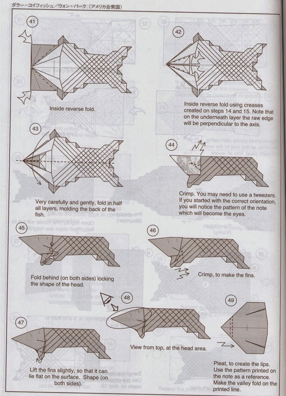 Origami ideas: Pez Koi De Origami Paso A Paso