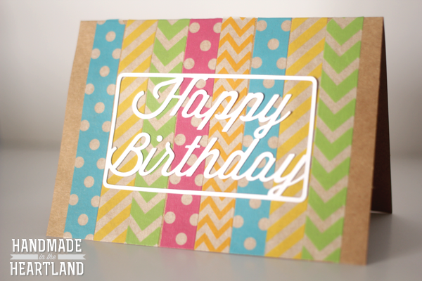 DIY Washi Tape Birthday Cards