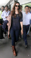 Gorgeous Actress Deepika Padukone Spotted at Airport 