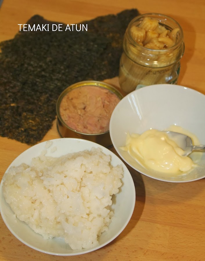 Temaki de atún