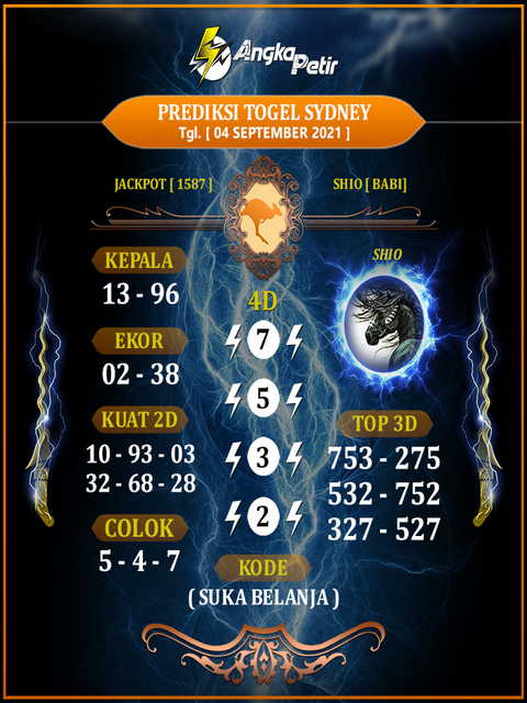 Syair Togel Sdy 4 September 2021 Forum Syair Asiktoto