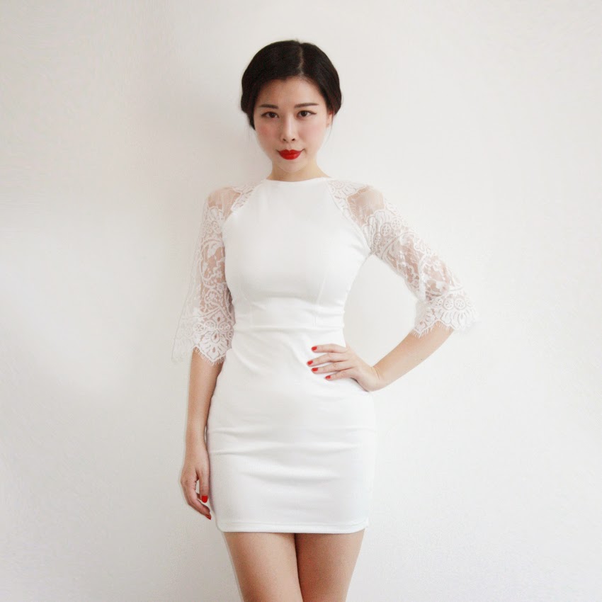 GNO5: G023 KOREAN STYLE LACE DRESS