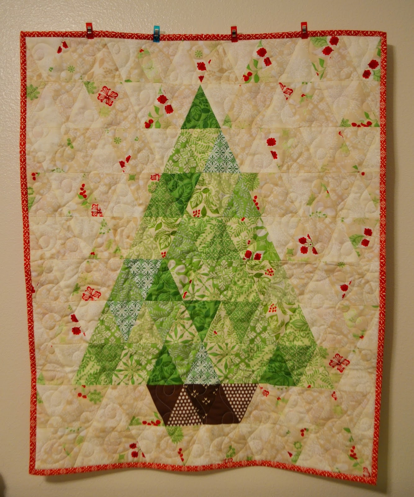 Porch Swing Quilts Wednesday Finish Christmas Tree Mini