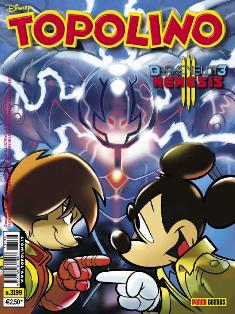 Topolino 3199 - 21 Marzo 2017 | ISSN 1120-611X | CBR 215 dpi | Settimanale | Fumetti | Universo Disney
Topolino apparve in Italia il 30 marzo 1930, quando sul n.13 del settimanale torinese Illustrazione del Popolo, diretto da Lorenzo Gigli, fu pubblicata la prima striscia disegnata da Ub Iwerks e intitolata Le avventure di Topolino nella giungla. Due anni dopo si ha il primo libro illustrato italiano con le sue immagini: Sua Altezza Reale il Principe Codarello e, poco più tardi, il 31 dicembre 1932, esce il primo numero di Topolino in formato giornale, edito da Nerbini.
Sulla falsariga del celebre Corriere dei Piccoli, anche Topolino si presentava ai lettori con periodicità settimanale e si apriva con una breve storia in cui le didascalie sono scritte in rima e realizzata da Giove Toppi, che divenne quindi il primo autore Disney italiano. Sul settimanale della Nerbini, comunque, trovano spazio soprattutto le strisce e le tavole realizzate da Floyd Gottfredson. In queste storie vengono anche introdotte delle didascalie in rima, scritte dal primo direttore della rivista, Paolo Lorenzini (detto Collodi Nipote in quanto nipote di Carlo Collodi), e viene anche assegnato il nome definitivo alla spalla di Topolino, ovvero quel Pippo un po' lunatico e un po' svampito che sui libri della Salani veniva ancora chiamato Medoro.
Nerbini non si era assicurato correttamente i diritti di pubblicazione: quando aveva varato la sua rivista, infatti, si era rivolto al Consorzio Cinematografico E.I.A., il distributore dei cortometraggi di Topolino, quando in realtà i diritti per le riviste erano stati dati in mano al giornalista Guglielmo Emanuel dallo stesso Disney. Per cui, per un paio di numeri, la testata passò da Topolino a Topo Lino, per poi riprendere la nota testata con il n.7. Il Topolino Giornale era formato da otto pagine e non conteneva solo storie a fumetti Disney ma anche storie non-Disney che anzi erano di solito la maggioranza delle storie presenti in un numero.
Il numero 137 del Topolino Giornale, dell'11 agosto 1935, segna il passaggio di consegne da Nerbini alla Mondadori. Il fascismo, tuttavia, causò dei problemi al giornale. Dal 1938, il Min.Cul.Pop. (Ministero della Cultura Popolare) impone alla stampa di non editare più i protagonisti del fumetto popolare americano. Il solo Topolino è risparmiato, e così il suo logo e il suo personaggio possono continuare ad esistere nelle edicole italiane, ma in piena seconda guerra mondiale, a partire dal n.476 del 27 gennaio 1942, anche il settimanale è costretto a cedere alle restrizioni. Lo sostituisce Tuffolino, un ragazzetto dalle medesime caratteristiche fisiche, disegnato dal grande illustratore Pierlorenzo De Vita. Con la fine del fascismo, le avventure di Topolino poterono di nuovo essere pubblicate.
Alla fine degli anni quaranta, però, i giornali a fumetti che pubblicavano storie a puntate di non più di due tavole ad episodio erano irrimediabilmente in crisi, e così lo stesso Topolino, le cui vendite erano di gran lunga calate rispetto al periodo d'oro. Mondadori, però, non poteva rinunciare alla rivista da edicola per non perdere i ricchi diritti delle pubblicazioni da libreria, così decise un doloroso ma necessario cambio di formato e periodicità. Nel 1949 nasce così il periodico a fumetti Topolino formato libretto, all'inizio con cadenza mensile, quindi quindicinale e, infine, settimanale, fino a giungere a oggi al suo sessantesimo anniversario e con oltre 3000 numeri usciti, ricchi di storie tra le più famose, con autori da Carl Barks a Romano Scarpa, da Floyd Gottfredson a Giovan Battista Carpi e così via.