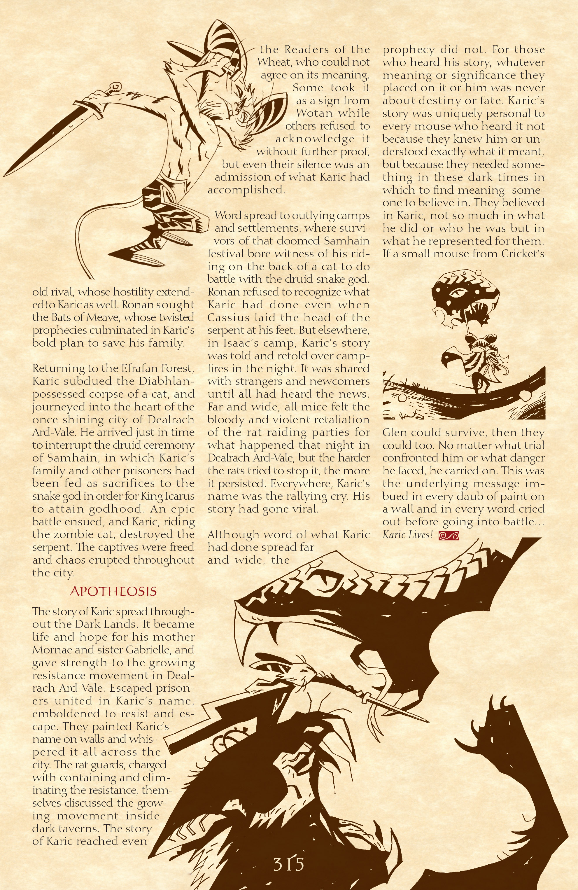 Read online The Mice Templar Volume 3: A Midwinter Night's Dream comic -  Issue # _TPB - 294