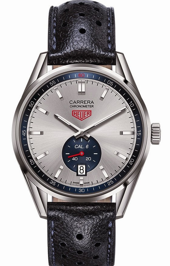 Baselworld 2015 TAG Heuer Carrera Heuer Vintage 100 M Calibre 6 39 mm -  Sorelle Ronco Blog