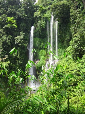 Never came to a waterfall piece on opor-garai to Bali Best Place to visit in Bali Island: THE BEST WATERFALL IN BALI