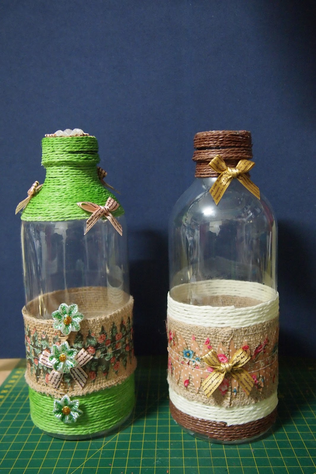 MANUALIDADES EL RINCONCITO DE MALY: BOTELLAS DECORADAS