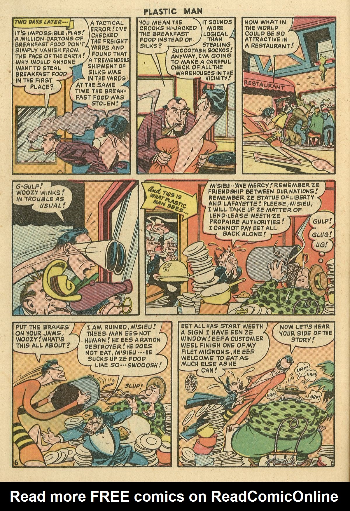 Read online Plastic Man (1943) comic -  Issue #22 - 28