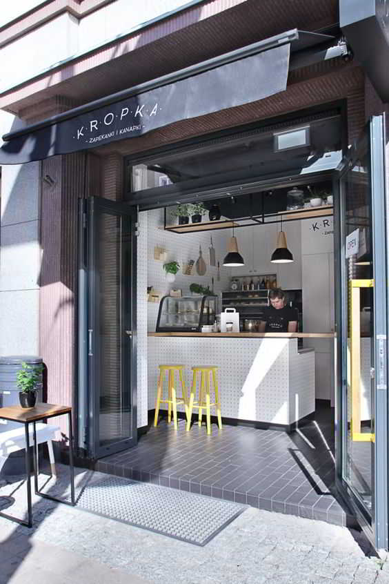ツ 30+ konsep desain interior cafe minimalis outdoor, lesehan & vintage