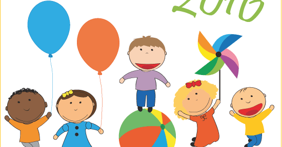 2016 Calendario de Niños | Vector Clipart
