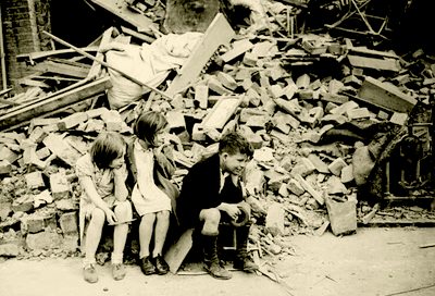 Aftermath of the Blitz, London