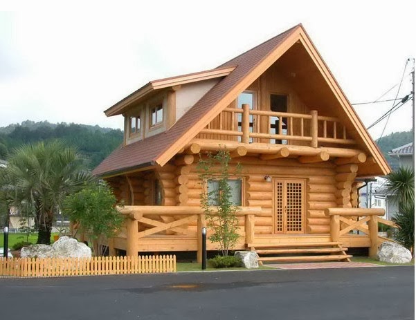 model rumah kayu minimalis dua lantai ~ model rumah minimalis