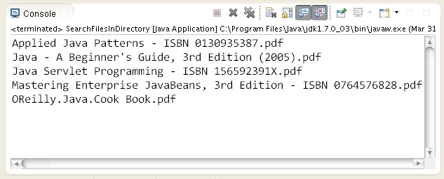 How to search / find files in a directory using DirectoryStream in Java ...