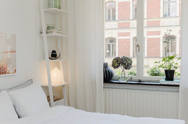 Kitnet ou quitinete decoração minimalista 35 m². Blog Achados de Decoração