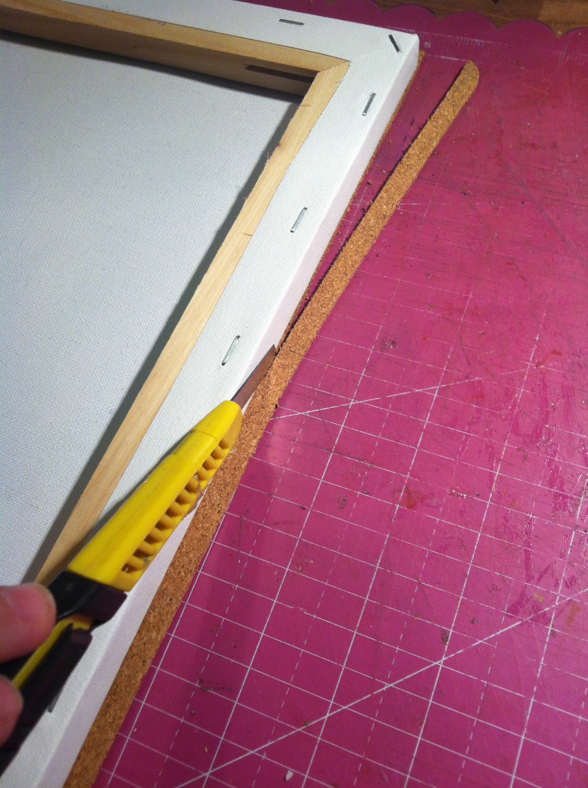 Triple Function Notice board using the new Xyron Double Sided High Tack