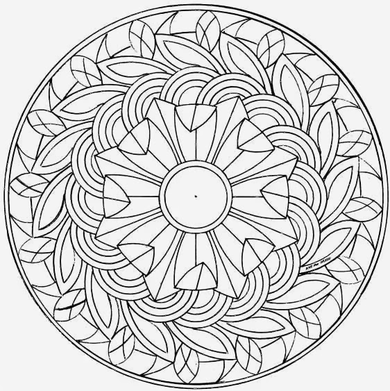 mandalas coloring pages for free - photo #23