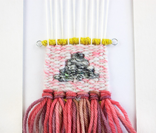 creating with jules: woven pendant necklace