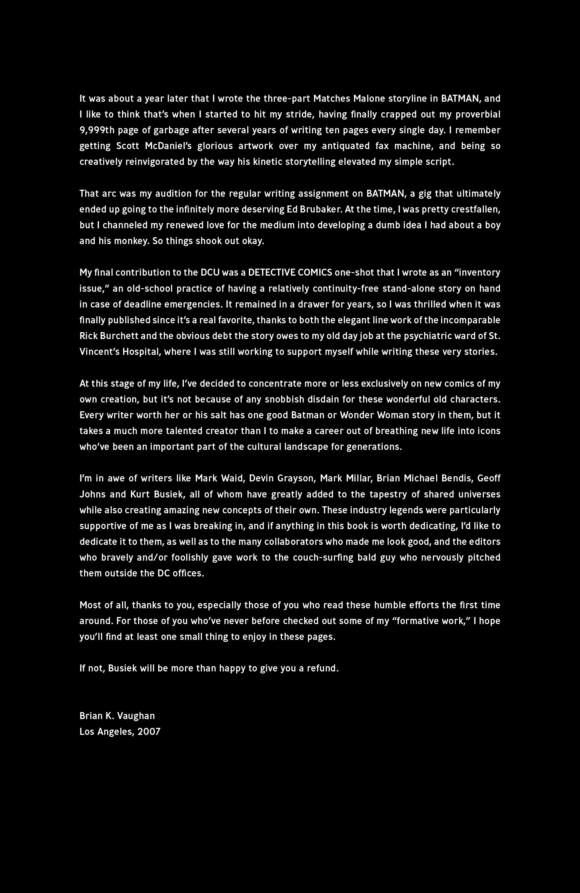 Read online Batman by Brian K. Vaughan comic -  Issue # TPB - 6