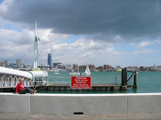 spinnaker tower portsmouth from gosport by ferry port