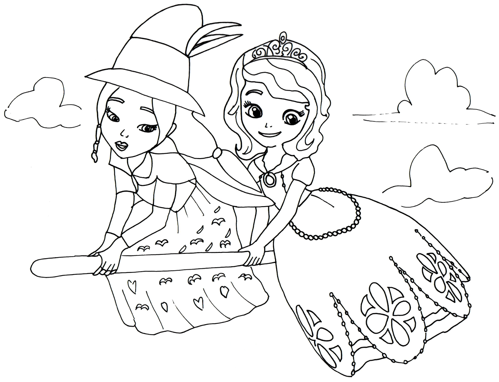 Sofia The First Coloring Pages Lucinda And Sofia The First Coloring Page Sofia The First Coloring Pages Lucinda And Sofia The First Coloring Page