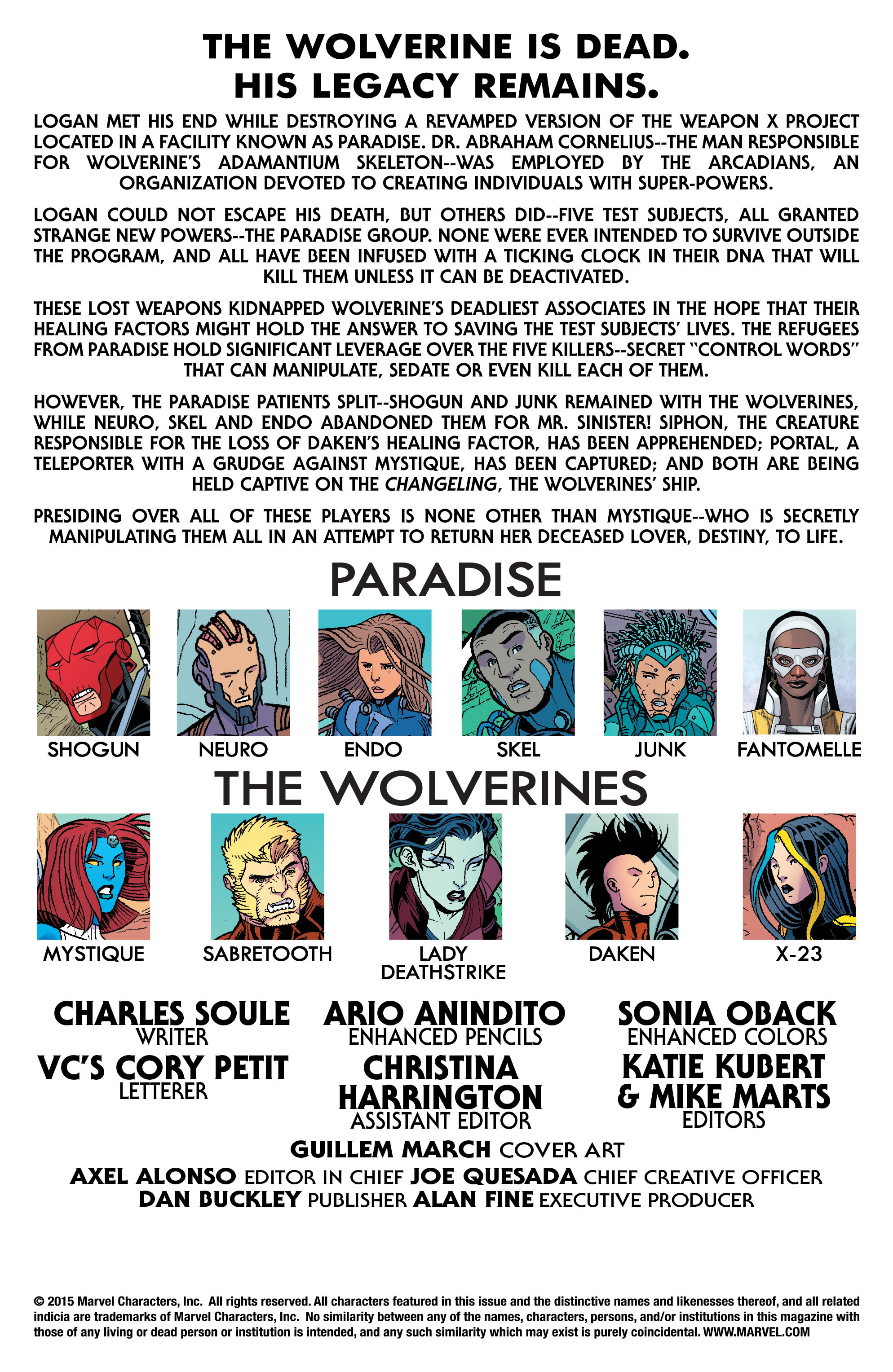 Read online Wolverines comic -  Issue #16 - 2