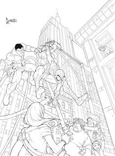 spiderman coloring sheets for kids