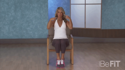 chair exercises to burn belly fat