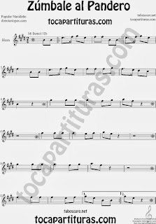 Partitura de Zúmbale al Pandero para Trompa y Corno en Mi bemol by Sheet Music for Horn and French Horn Music Scores