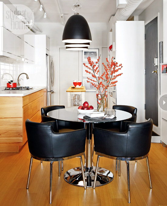 Achados de Decoração Achados de Decoração, blog de decoração, decoração vermelho e preto, decoração de apartamento pequeno