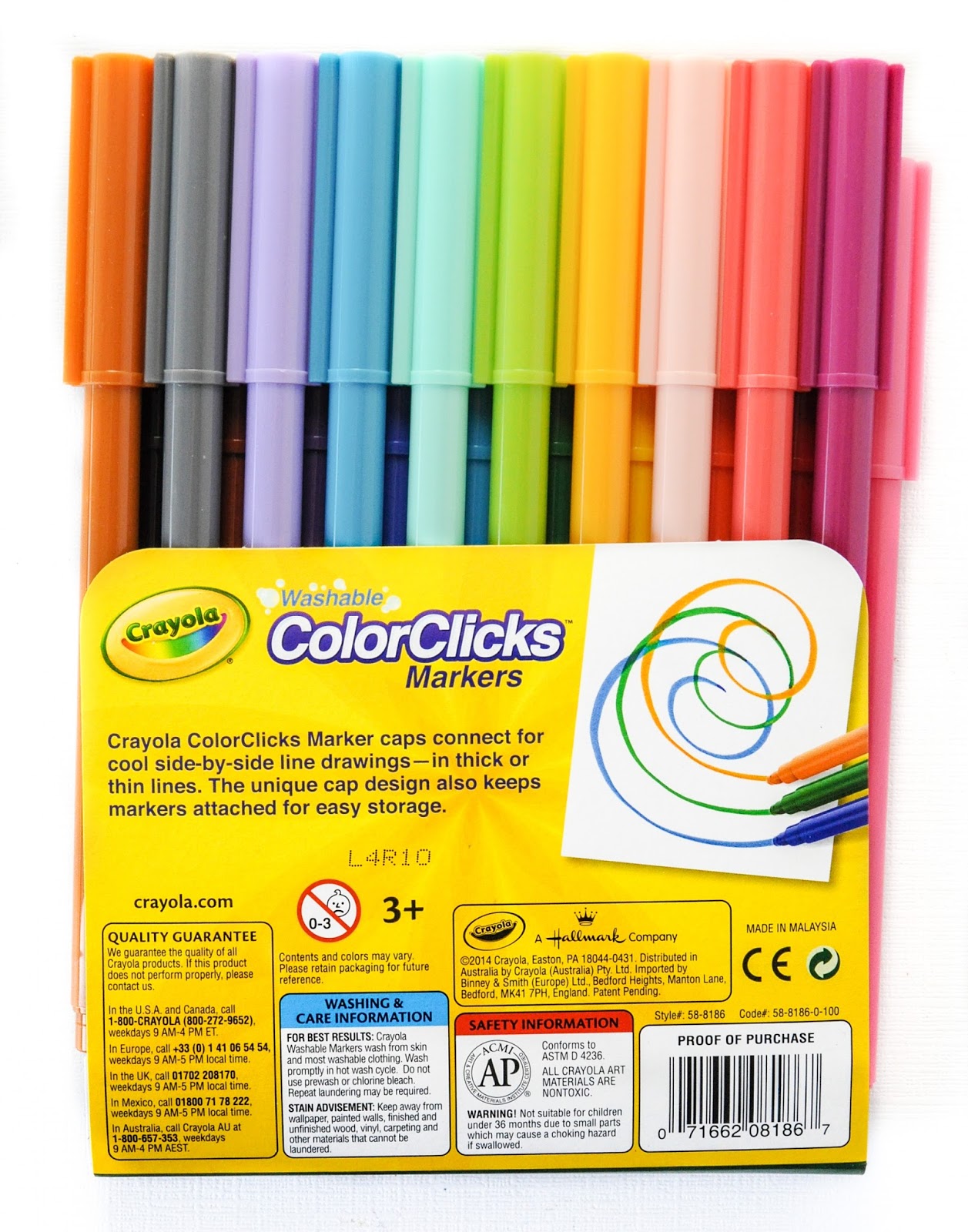Crayola ColorClicks 20 Count Markers: What's Inside the Box