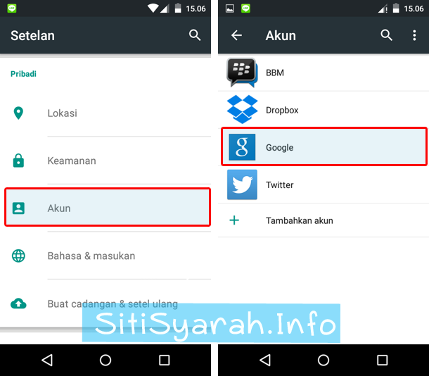 Cara Keluar Gmail di Android