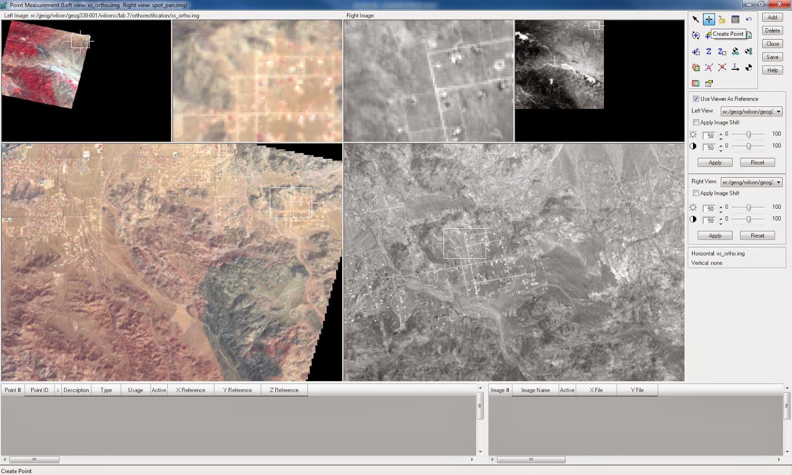 Remote Sensing of the Environment: Lab 7: Photogrammetry