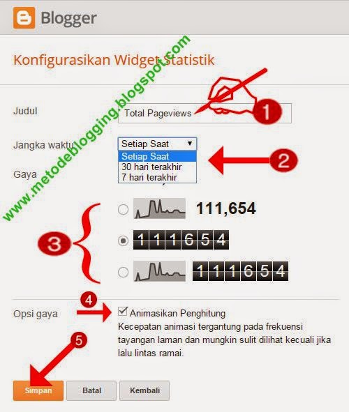 Cara Membuat dan Menampilkan Statistik Pengunjung Blog - Belajar Bersama