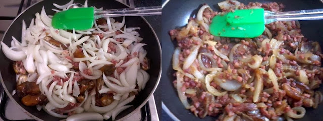 dátiles presunto e cebola Receita de risoto com dátiles presunto e queijo