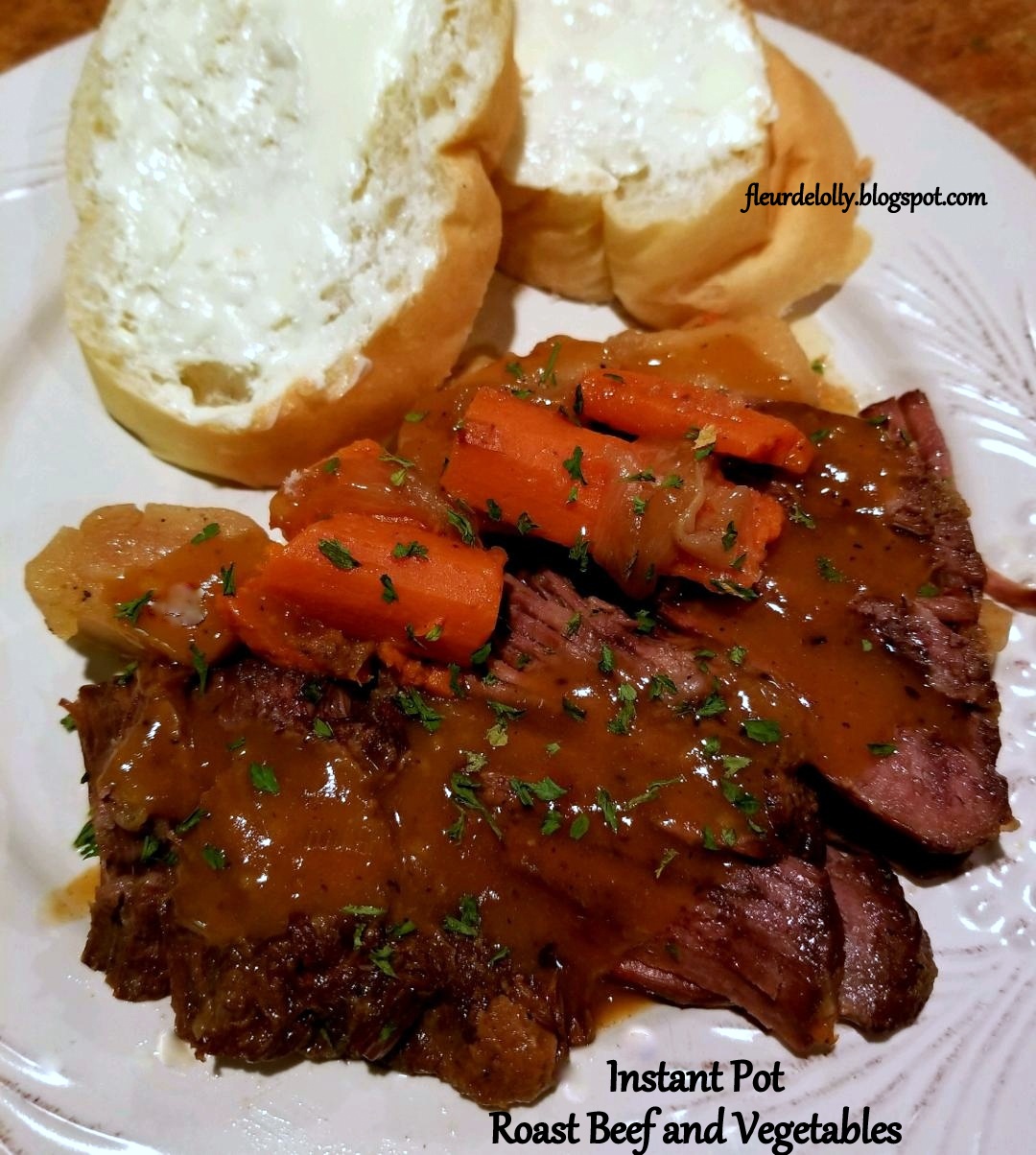 Fleur de Lolly Instant Pot Cooking Roast Beef and Vegetables