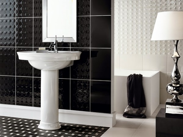 Ideas to decorate the bathroom in black